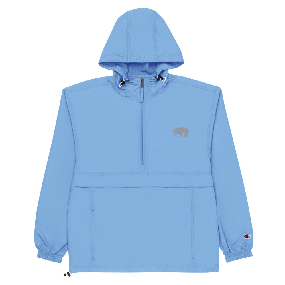 CocoCruz Embroidered Champion Packable Jacket