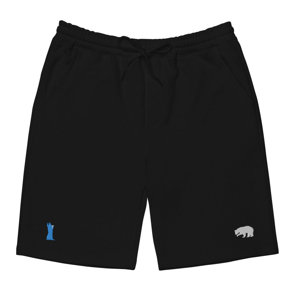 CocoCruz Ninski Bear Men's fleece shorts