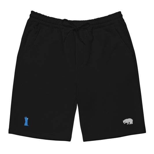 CocoCruz Ninski Bear Men's fleece shorts